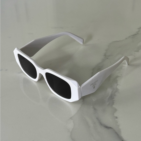 Prada White Sunglasses - Picture 1 of 6